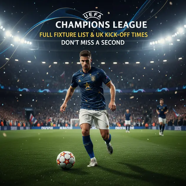Full Fixture List & UK Kick-Off Times: Don’t Miss a Second