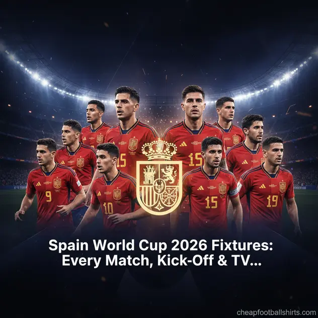 Spain World Cup 2026 Fixtures: Every Match, Kick-Off & TV...