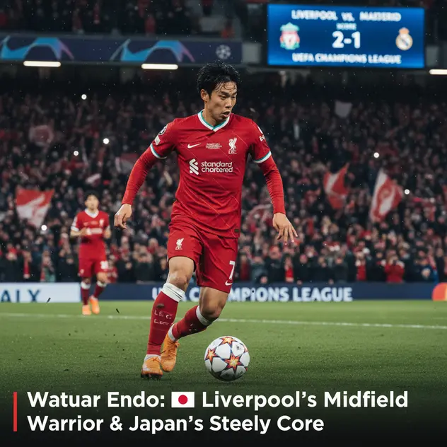 Wataru Endo: Liverpool’s Midfield Warrior & Japan’s Steely Core