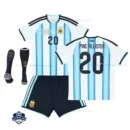 Argentina World Cup 2026 Home Kids Cheap Football Kit – MAC ALLISTER 20
