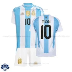 Argentina MESSI 10 Home For Men And Kids Cheap Football Kit 2024