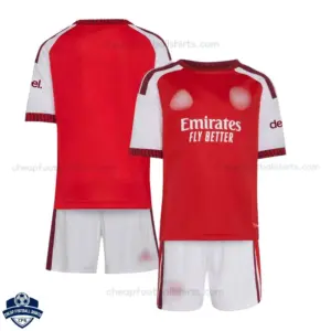 Arsenal Home Kids Football Kit 2026/27 - - overview