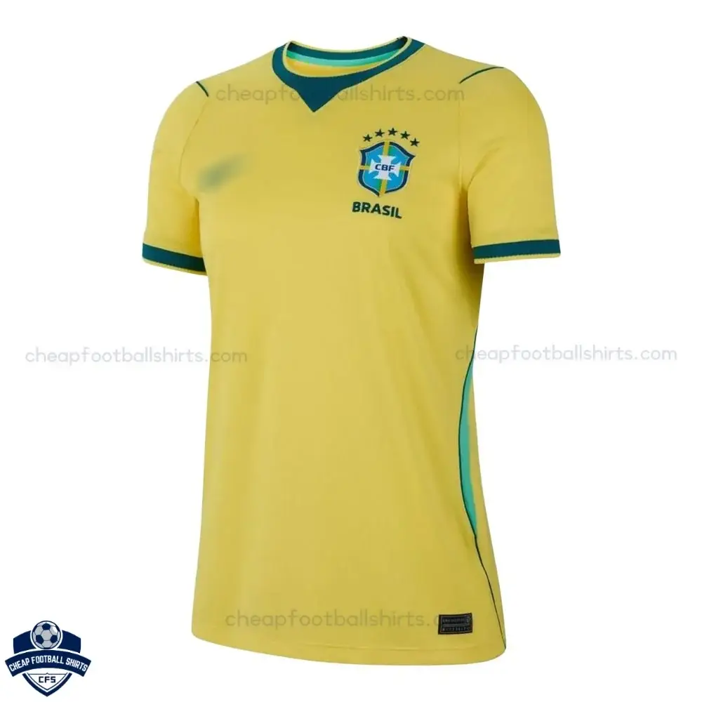 Brazil World Cup 2026 Home Women Football Shirt - Front View