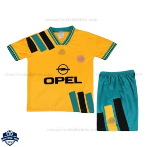 Retro Bayern Munich Away Kids Cheap Football Kit 1993/95 - Front View