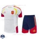 Spain World Cup 2026 White Training Kids Football Kit - Front View