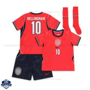 England World Cup 2026 Away Kids Football Kit - BELLINGHAM 10