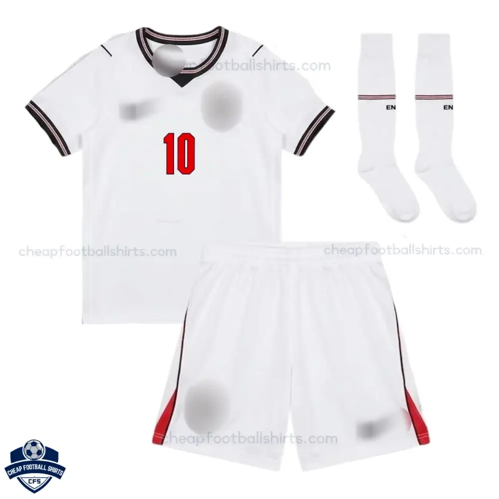 England World Cup 2026 Home Kids Football Kit - BELLINGHAM 10 - Front view