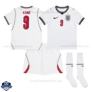England World Cup 2026 Home Kids Football Kit - KANE 9