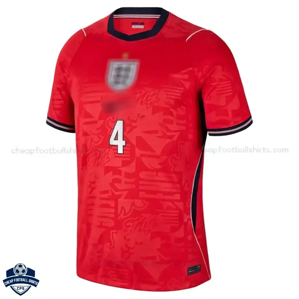 England World Cup 2026 Away Men Football Shirt - RICE 4 - Front view