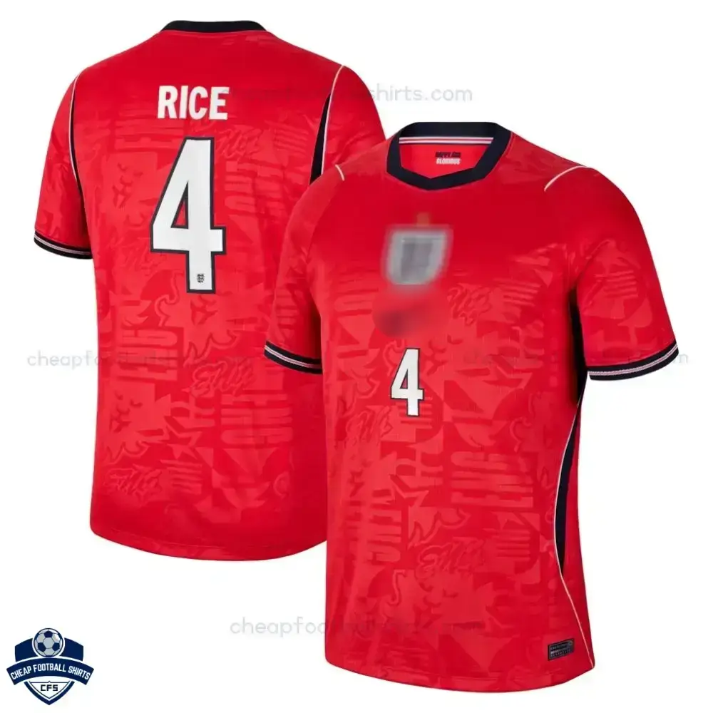 England World Cup 2026 Away Men Football Shirt - RICE 4
