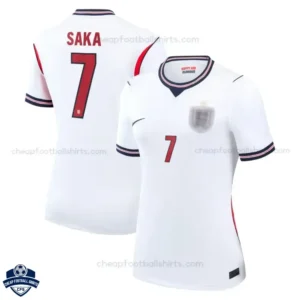 England World Cup 2026 Home Women Football Shirt - SAKA 7