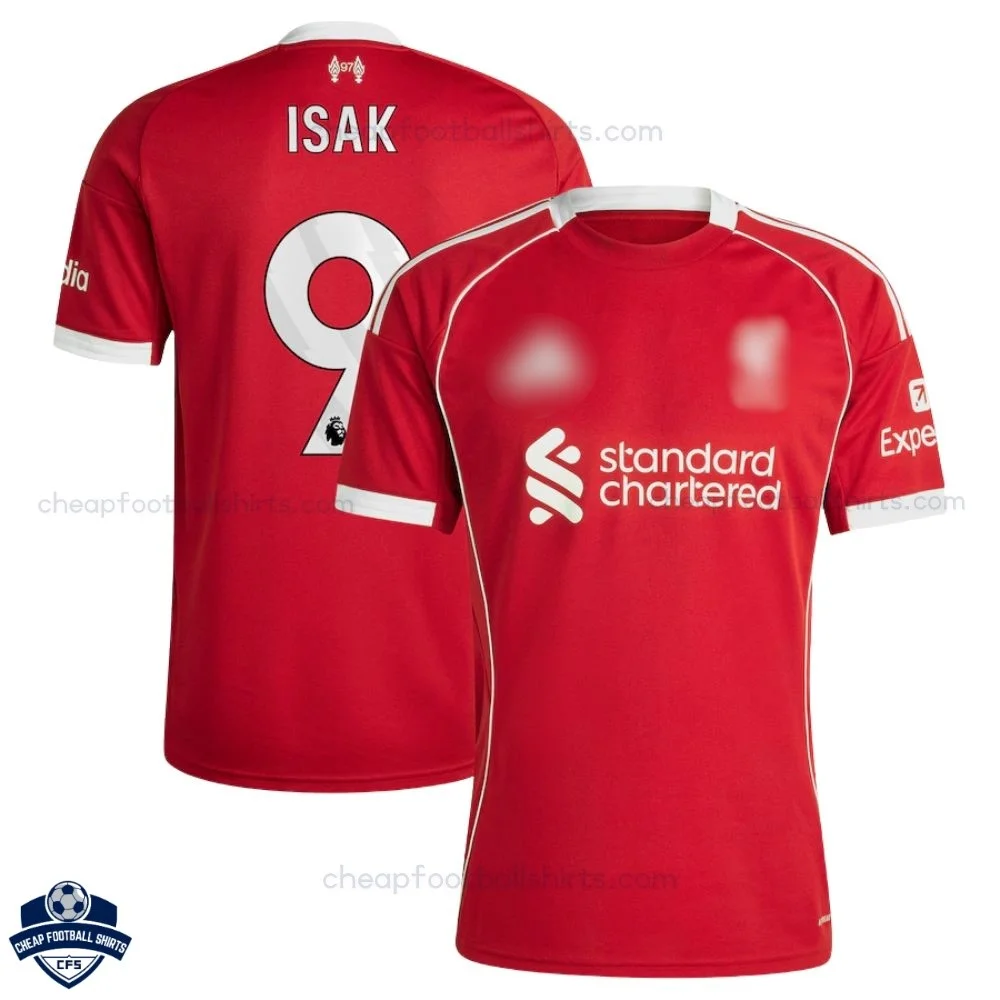 Liverpool Home Men Football Shirt 25/26 ISAK 9 - Cheap Football Shirts