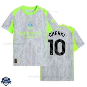 Manchester City Third Men Football Shirt 25/26 CHERKI 10 - overview