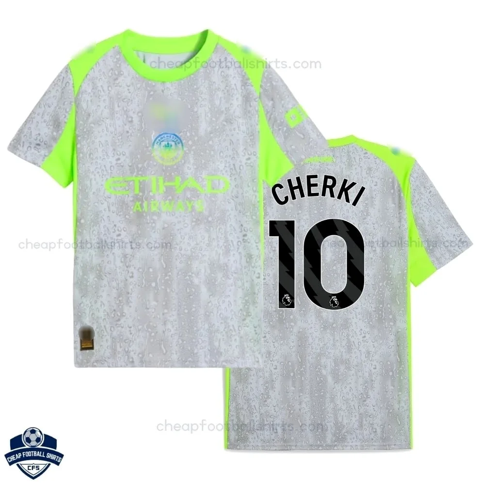 Manchester City Third Men Football Shirt 25/26 CHERKI 10 - overview