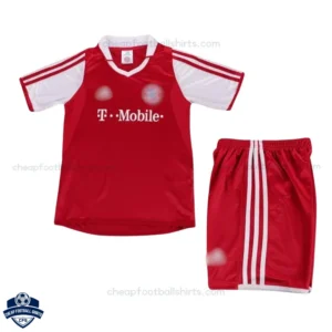 Retro Bayern Munich Home Kids Kit 2003/04