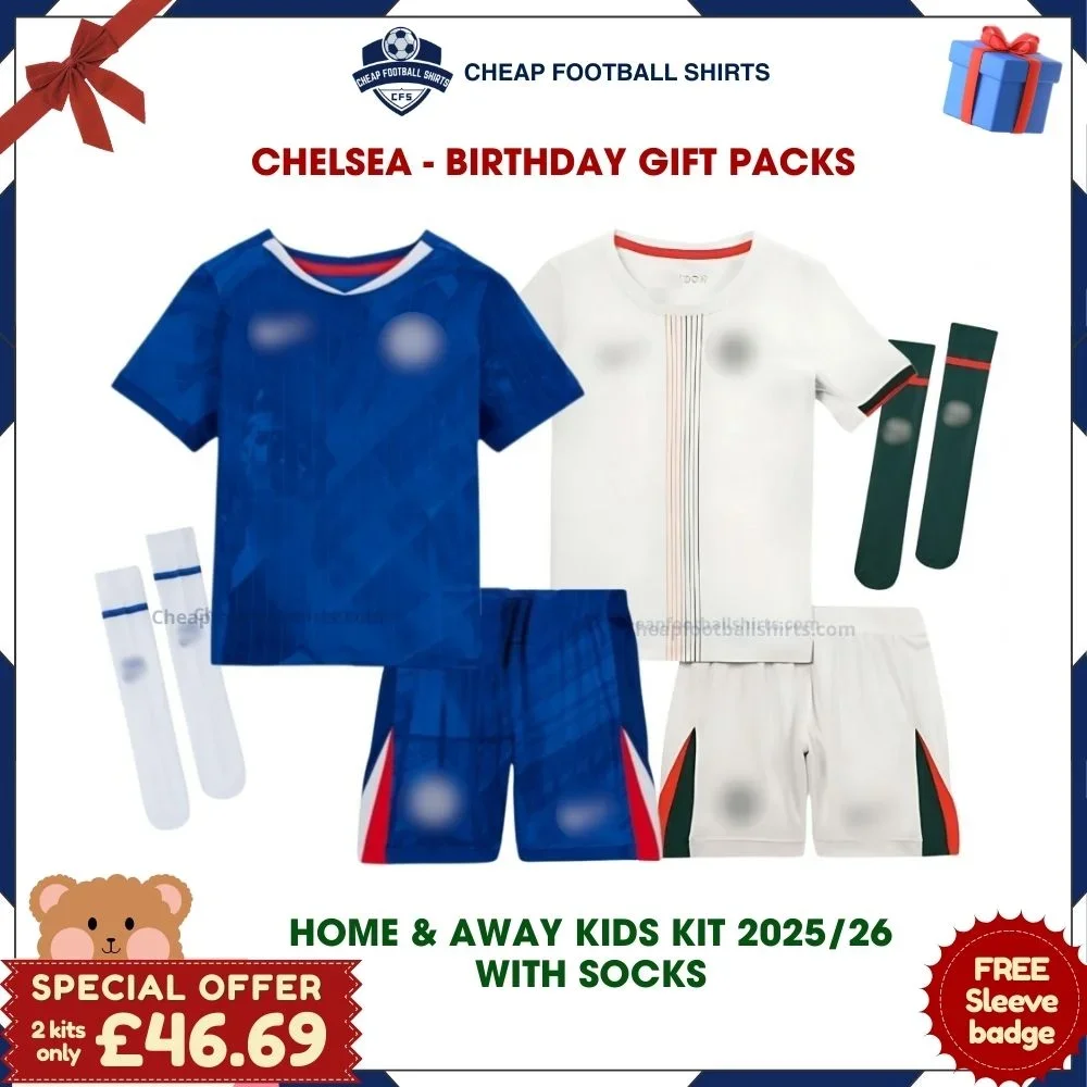 Chelsea FC Gift Bundle - Home & Away Cheap Football Kits 2025/26 Overview