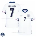 England GREALISH 7 Home Men Cheap Football Shirt 2024