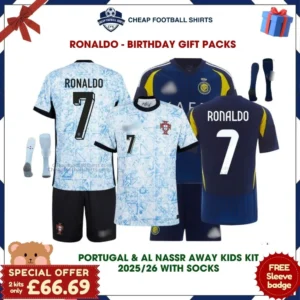 Ronaldo Football Kit Birthday Gift Bundle 25/26