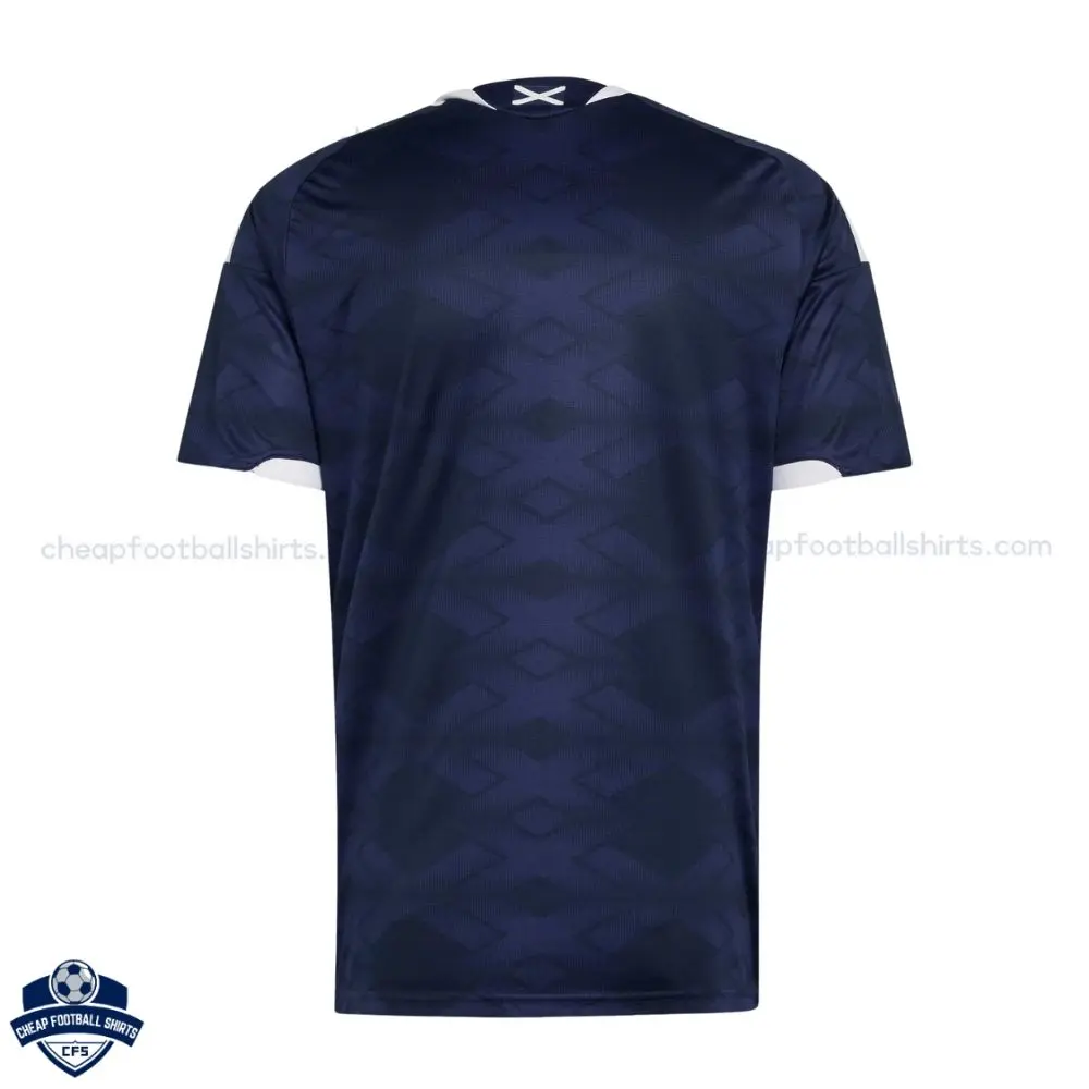 Scotland World Cup 2026 Home Men Cheap Football Shirt - back view