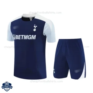 Tottenham Hotspur Blue Training Kids Football Kit 25/26 - Front View