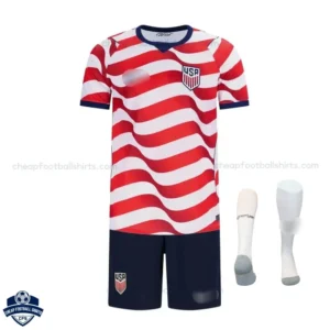 USA World Cup 2026 Home Kids Cheap Football Kit