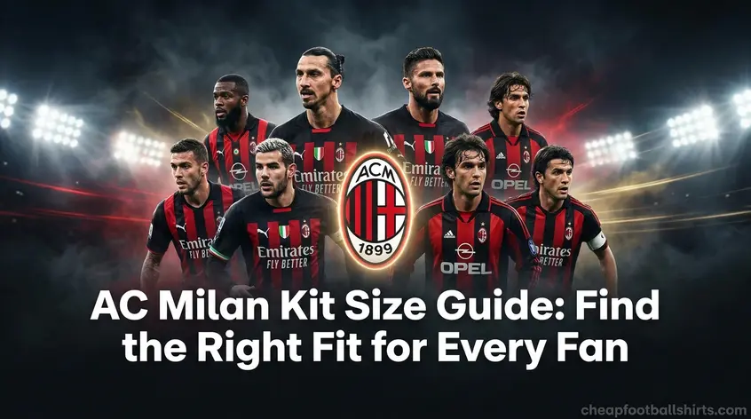 AC Milan Kit Size Guide: Find the Right Fit for Every Fan