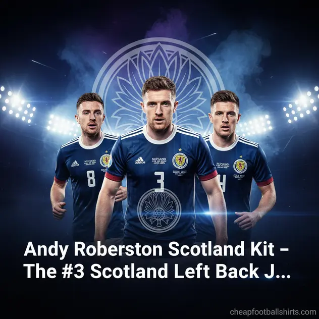 Andy Robertson Scotland Kit, The #3 Scotland Left Back J...
