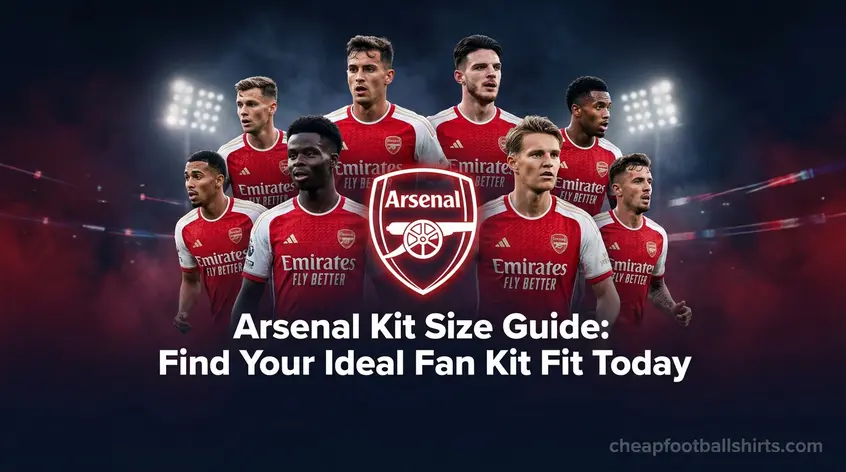 Arsenal Kit Size Guide: Find Your Ideal Fan Kit Fit Today