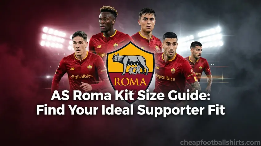 AS Roma Kit Size Guide: Find Your Ideal Supporter Fit