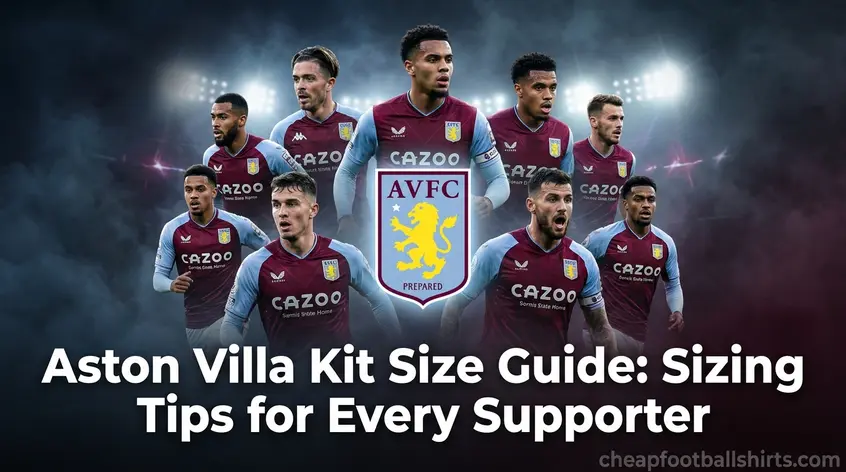 Aston Villa Kit Size Guide: Sizing Tips for Every Supporter