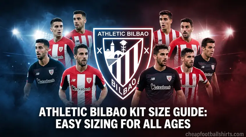 Athletic Bilbao Kit Size Guide: Easy Sizing for All Ages