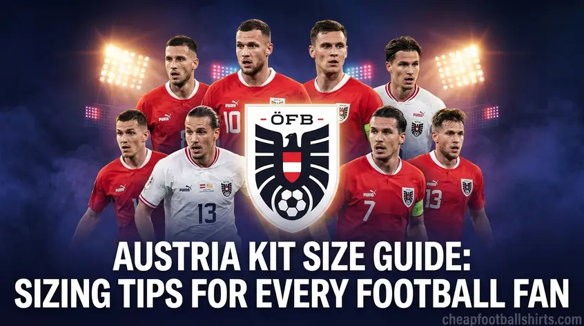 Austria Kit Size Guide: Sizing Tips for Every Football Fan