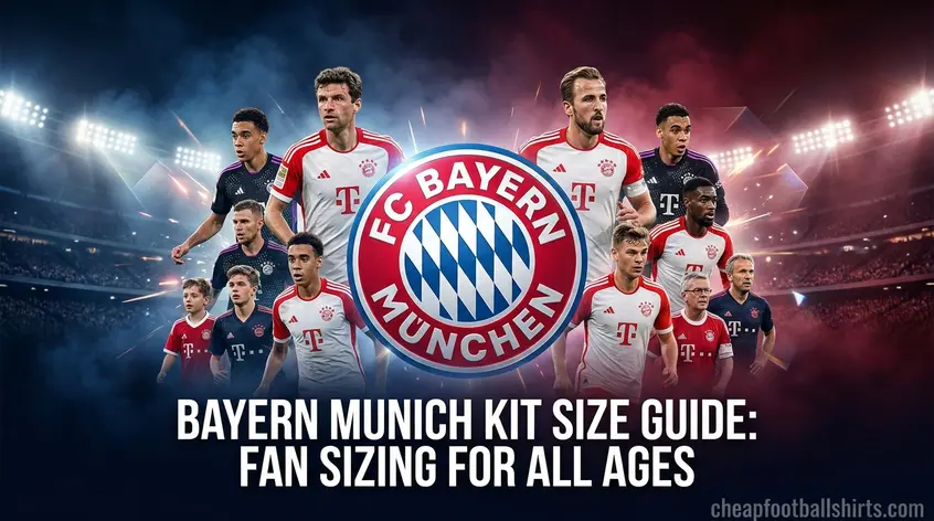 Bayern Munich Kit Size Guide: Fan Sizing for All Ages