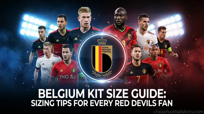 Belgium Kit Size Guide: Sizing Tips for Every Red Devils Fan