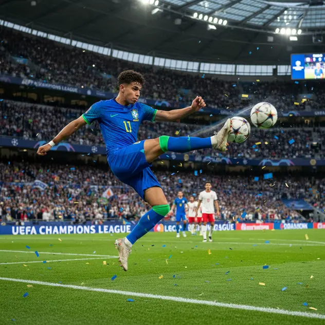 Brazil junior away kit - the blue option for young fans