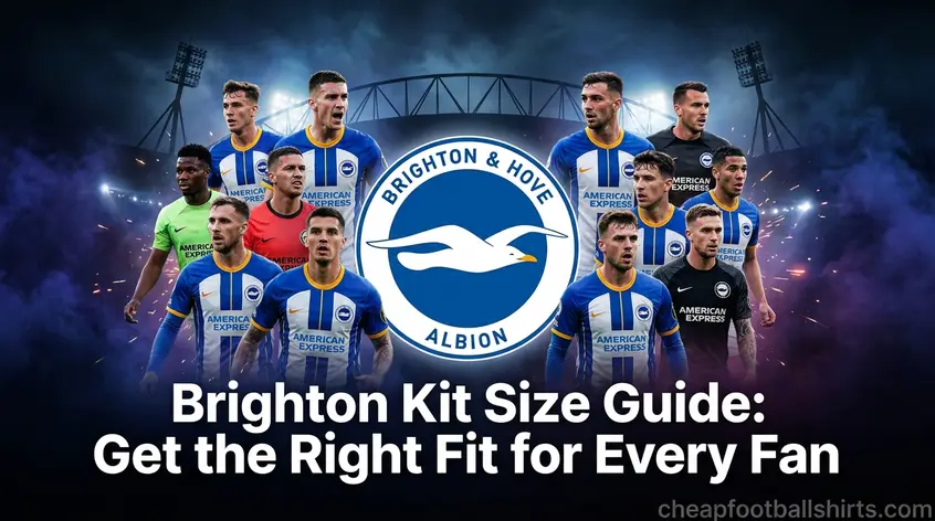 Brighton Kit Size Guide: Get the Right Fit for Every Fan