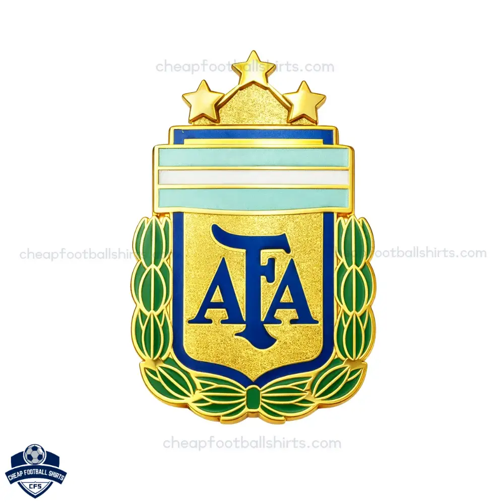 Argentina Football Pin Badge - Front View