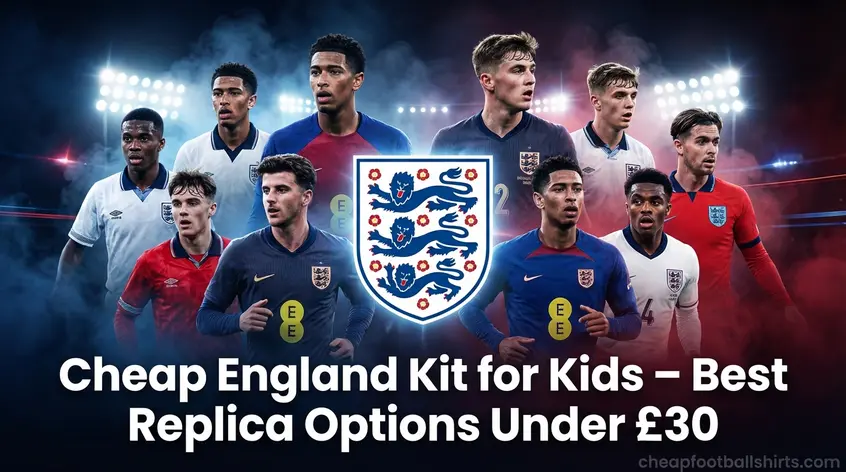 Cheap England Kit for Kids, Best Replica Options Under £30