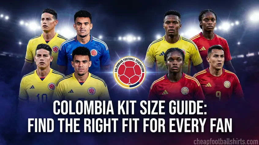 Colombia Kit Size Guide: Find the Right Fit for Every Fan