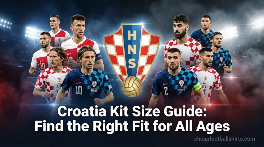 Croatia Kit Size Guide: Find the Right Fit for All Ages