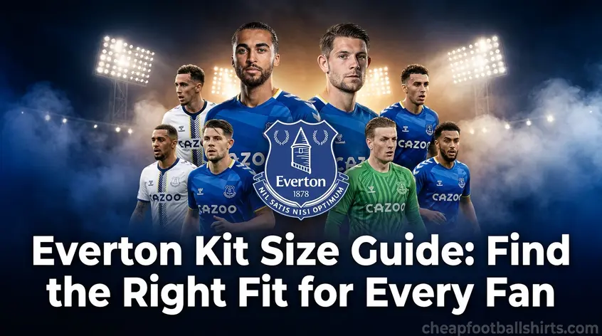 Everton Kit Size Guide: Find the Right Fit for Every Fan