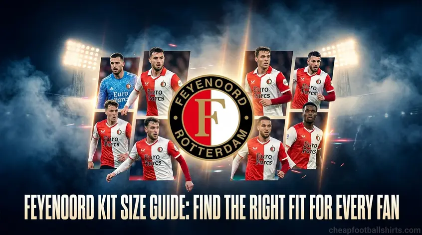 Feyenoord Kit Size Guide: Find the Right Fit for Every Fan
