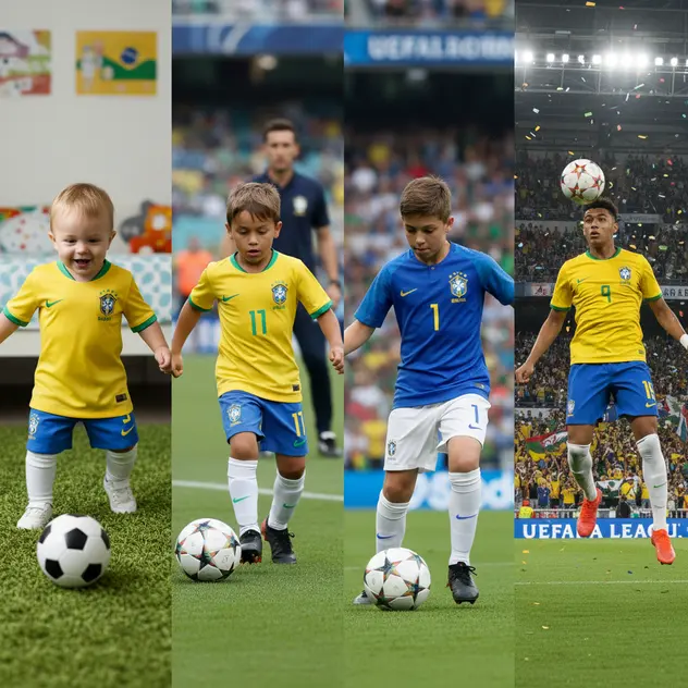 From toddler to teen - Brazil kits for every childhood stage