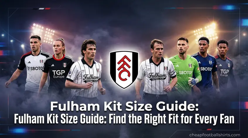 Fulham Kit Size Guide: Find the Right Fit for Every Fan