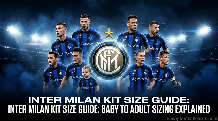 Inter Milan Kit Size Guide: Baby to Adult Sizing Explained