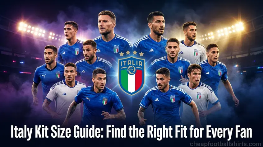 Italy Kit Size Guide: Find the Right Fit for Every Fan