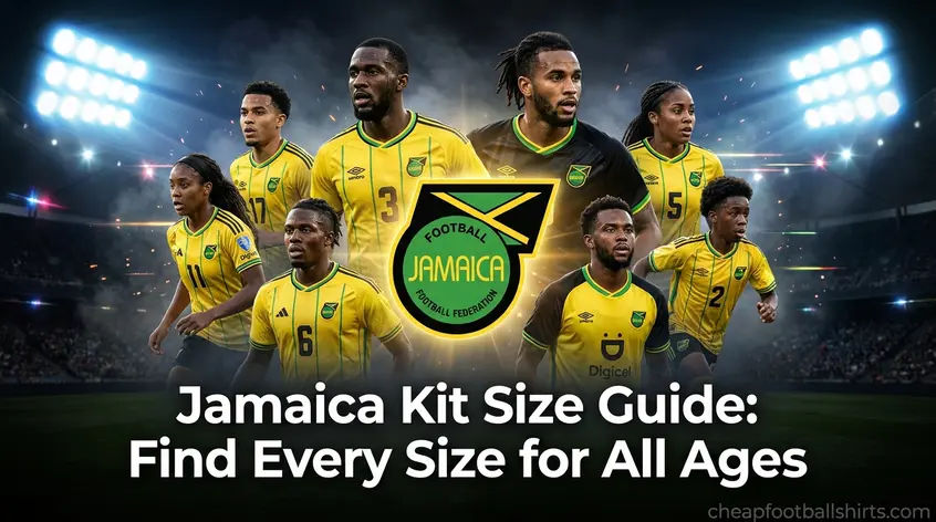 Jamaica Kit Size Guide: Find Every Size for All Ages