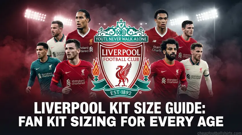 Liverpool Kit Size Guide: Fan Kit Sizing for Every Age