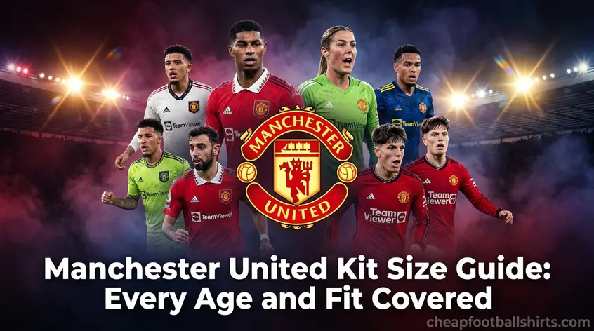 Manchester United Kit Size Guide: Every Age and Fit Covered