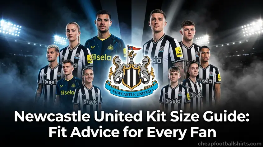 Newcastle United Kit Size Guide: Fit Advice for Every Fan